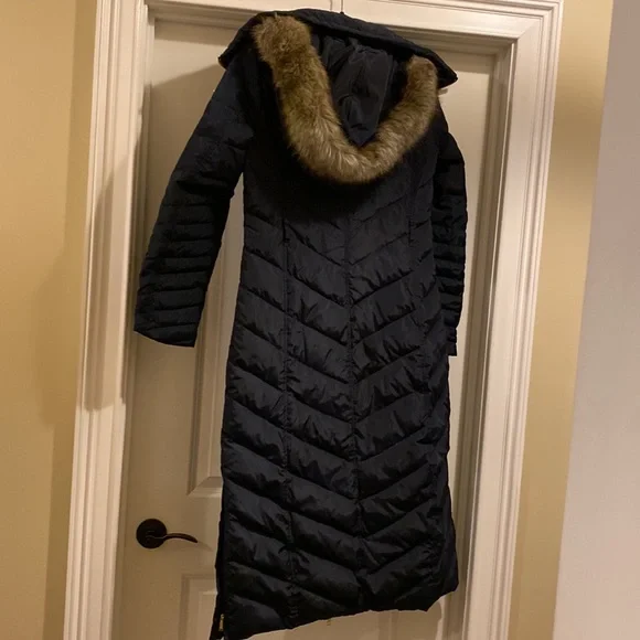 Michael Kors Navy coat size XS - Picture 3 of 5